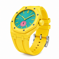 AP X Swatch Royal Pop Watch Yellow Silicone Straps @ 3 o'clock