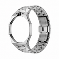 AP X Swatch Royal Pop Silver Stainless Steel Watch Straps @12 o'clock