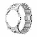 AP X Swatch Royal Pop Silver Stainless Steel Watch Straps @3 o'clock