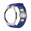 AP X Swatch Royal Pop Stainless Steel Case Blue Silicone Straps @12 o'clock