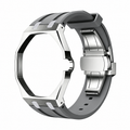 AP X Swatch Royal Pop Stainless Steel Case Gray Silicone Straps @12 o'clock