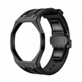 AP X Swatch Royal Pop Black Stainless Steel Case Black Silicone Straps @3 o'clock
