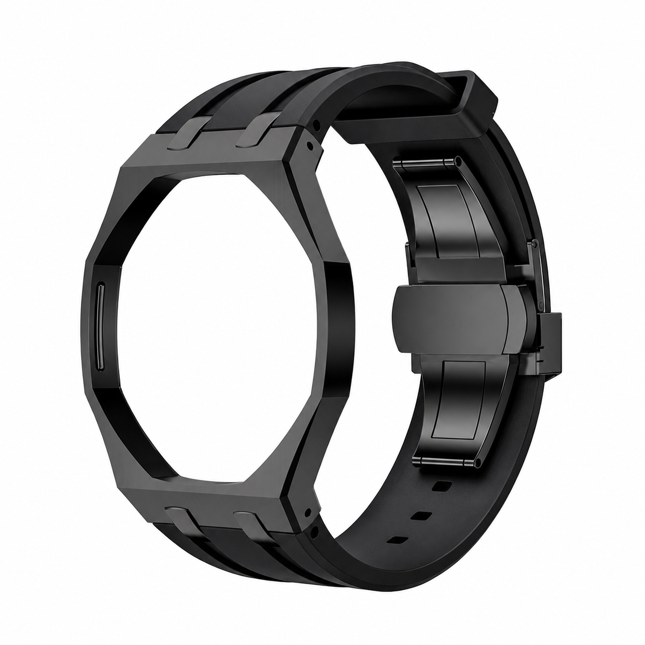 AP X Swatch Royal Pop Black Stainless Steel Case Black Silicone Straps @3 o'clock