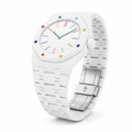 AP X Swatch Royal Pop Watch White Bioceramic Straps @ 12 o'clock